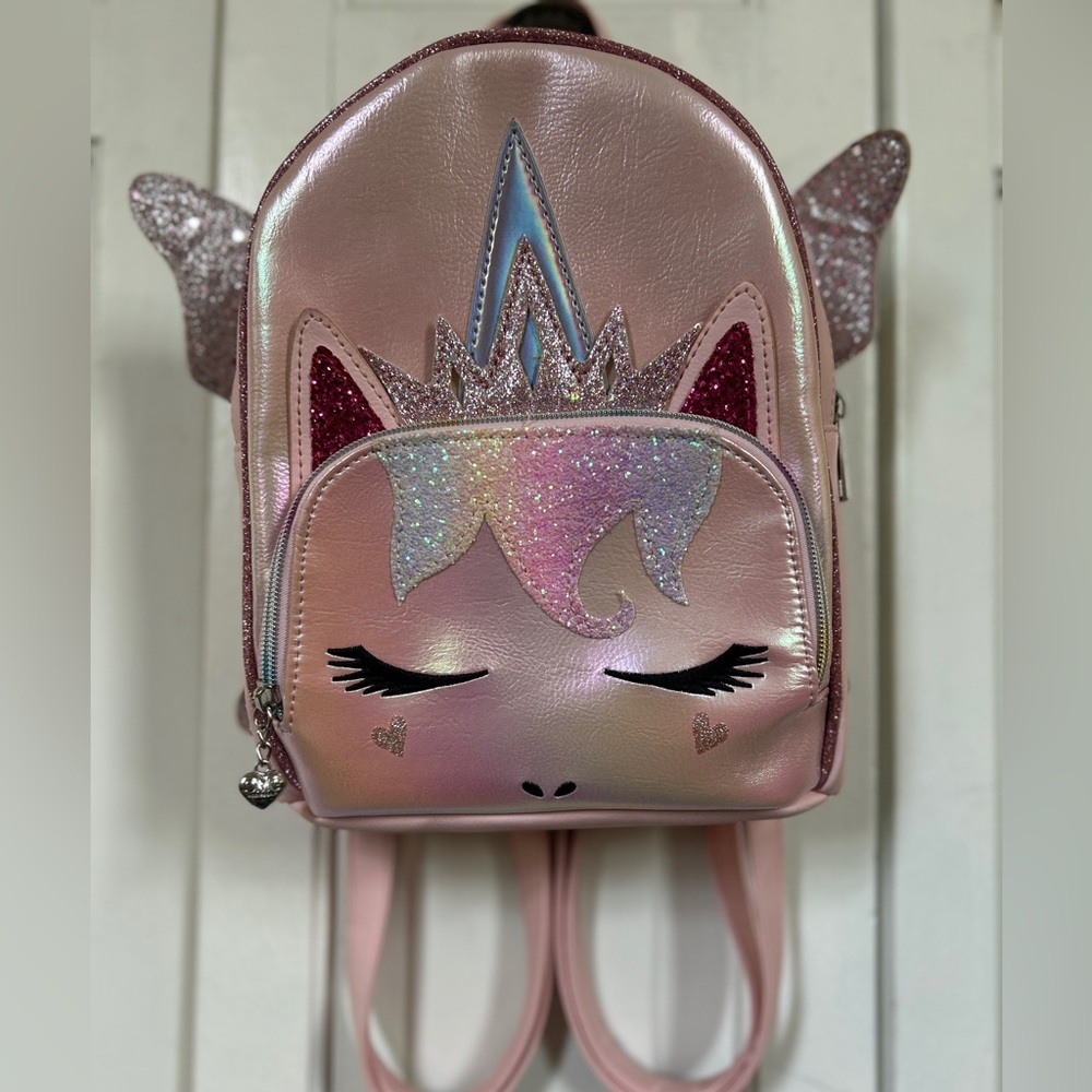 Glittery Unicorns Girls mini Backpack
